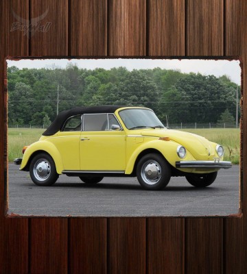 Металлическая табличка Volkswagen Beetle Convertible (Type 1)